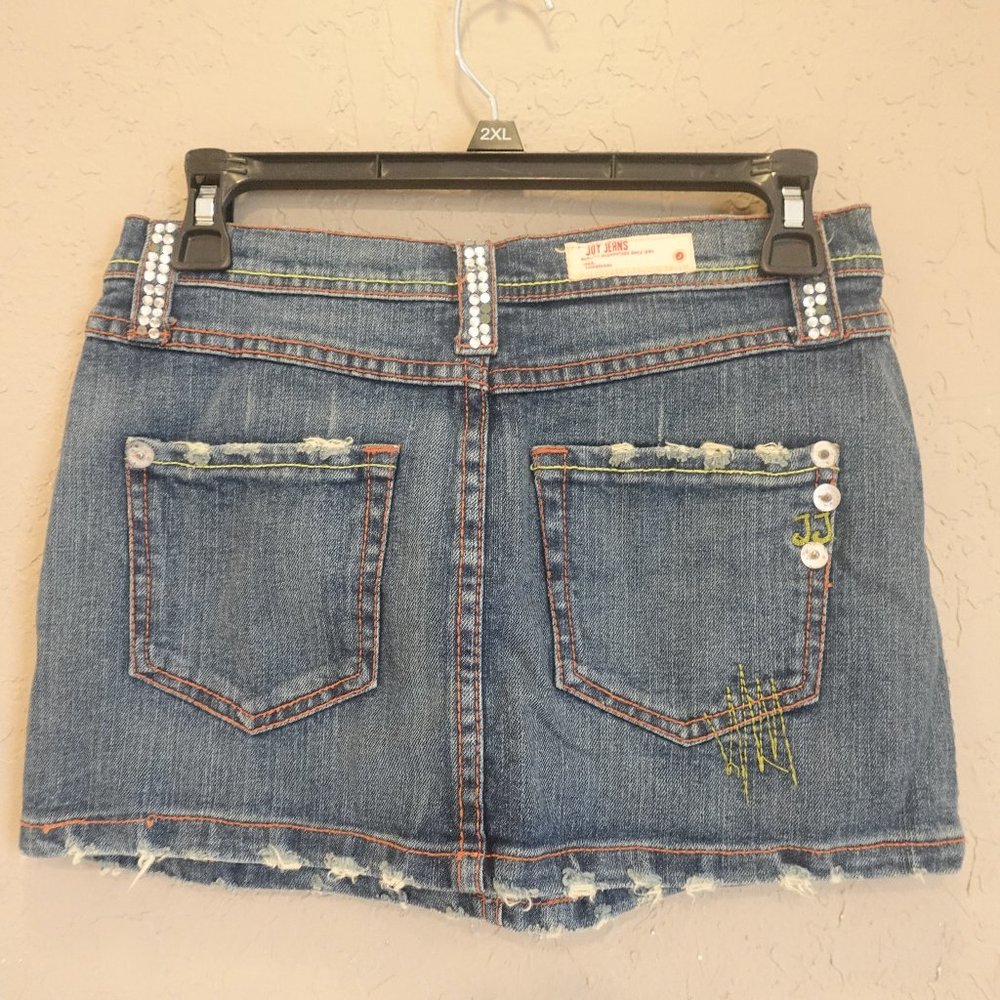 ''JOY Jeans, ''  small blue jeans skirt,